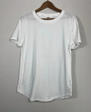 PINK Victoria’s Secret White Sleep Tee Lounge Pajama Top Medium thumbnail 1