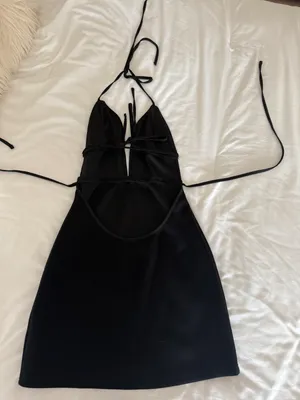 Edikted Black Mini Dress thumbnail 3