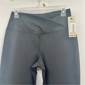 NIC+ZOE Active TLC Flare Leggings M Black Crossover Foldover Waist NWT thumbnail 2