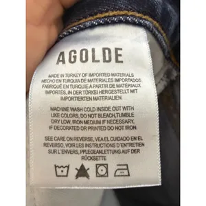 AGOLDE Fran Low Slung Straight Leg Jeans 31 Medium Wash Organic Cotton thumbnail 6