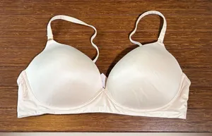 Victoria's Secret Marzipan Beige 38D Body By Victoria Lace Wireless Nursing Bra thumbnail 1