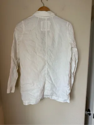 Madewell Linen Dorset Blazer in Lighthouse Size Small thumbnail 3