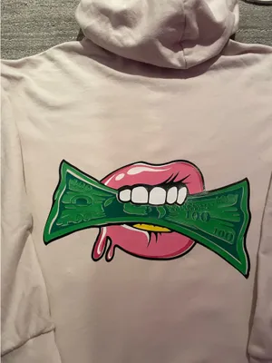 Zip up hoodie with graphics Pink thumbnail 2