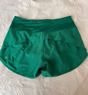 Lululemon Green Speed Up Shorts 4" thumbnail 2