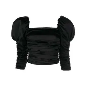 ALICE + OLIVIA Katrice Ruched Stretch-Silk Top Size 2 thumbnail 3