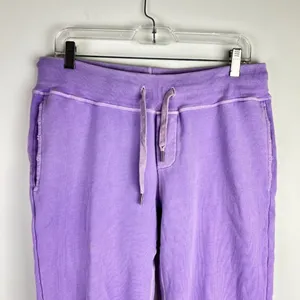 NSF Sayde Distressed Slim Jogger Sweatpants Purple Large thumbnail 12