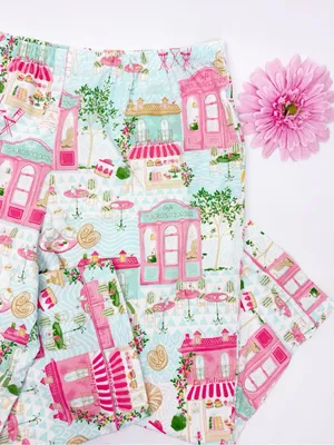 BedHead X Anthropologie Parisian Delight Classic Jersey Pajama Set Long Sleeve thumbnail 13