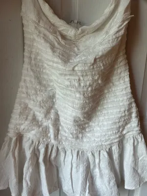 Hello Molly White Puff Sleeve Off Shoulder Dress Mini thumbnail 3