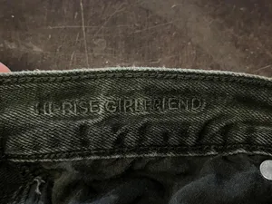 American Eagle Outfitters Boyfriend Jeans Womens 4 Gray High Rise Charcoal Denim thumbnail 8