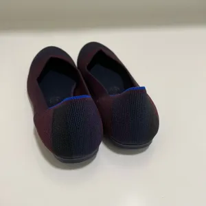 Rothy's The‎ Flat Blackberry Captoe Ombre Colorblock Flats Size 9.5 thumbnail 7