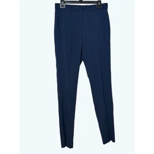 Elie Tahari Blue Trousers Women's 30" Waist Approx 6-8 Classic Dress Pants thumbnail 2