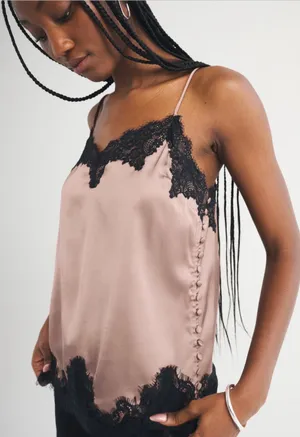 Abercrombie Lace and Satin Cami thumbnail 2