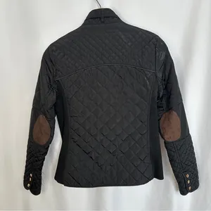 Ci Sono Quilted Puffer Jacket Womens Large Preppy Winter Elbow‎ Patches Zip Up thumbnail 5