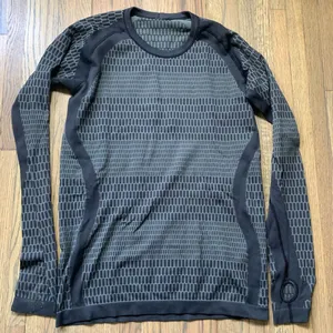Lululemon all about base long sleeve black/slate thumbnail 1