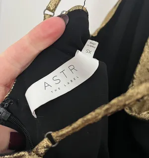 ASTR The Label Gold Dress thumbnail 4