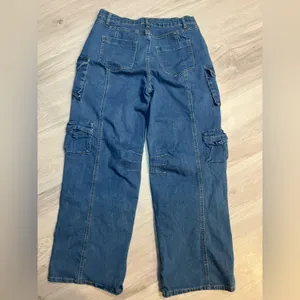 NWOT Daisy Blue‎ Wide Leg Cargo Jeans thumbnail 7