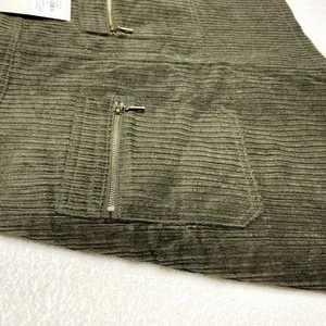 Francesca's Mi Ami Tamm Zip Corduroy Mini Skirt Green Small New Academia Fall thumbnail 8