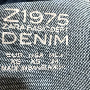 Zara blue denim button up jacket thumbnail 6