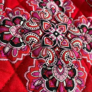 Vera Bradley Curvy Tote in Frankly Scarlett Rare Retired thumbnail 7