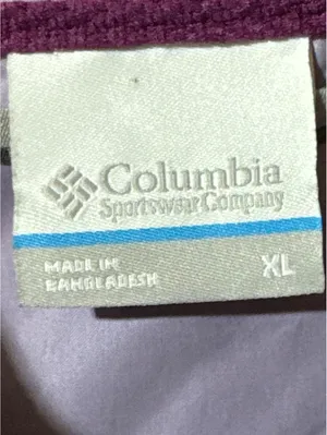 Columbia Women's XL Lightweight Purple Nylon Windbreaker thumbnail 3