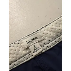 L.L. Bean Blue Low Rise Capri Cropped Wide Relaxed Fit Hiking Pants Size 8 thumbnail 7