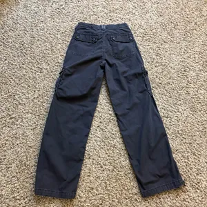 American Eagle Black Cargo Pants y2k Grunge Size Women’s 2/XS Regular thumbnail 6