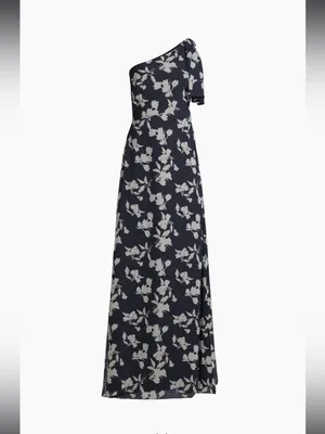 Sachin + Babi Chelsea Floral One-Shoulder Gown thumbnail 4