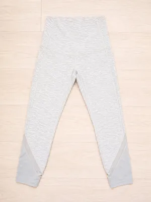 Lululemon Women's Wunder Under High-Rise Crop Yoga Leggings Scalloped Hem 6 thumbnail 1