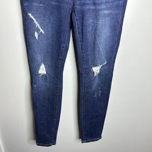 Women's Judy Blue Size 5/27‎ Skinny Fit Buttonfly Distressed Jeans Stretch thumbnail 3