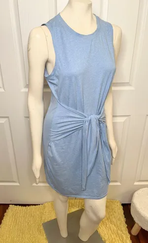Pink Lily Living For It Blue Bodycon Tank Dress in Blue thumbnail 4