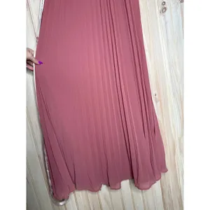 NWT Lulus Exceptionally Elegant Rusty Rose Pleated Chiffon Maxi Dress Banquet XS thumbnail 4