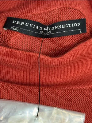 NWT Peruvian Connection Poppy Julep Skirt Coral Midi Pima Cotton XL thumbnail 4
