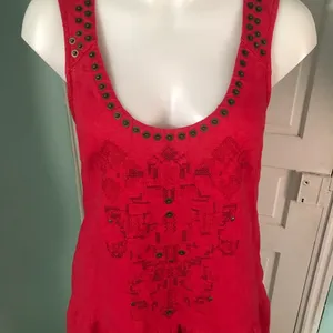 Free People Red Tunic/Dress Sz4 thumbnail 4