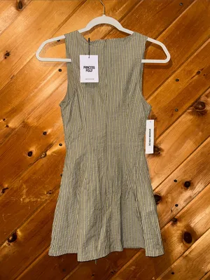 Princess Polly Yumiko Romper in Green Stripe NWT thumbnail 10