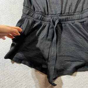 Wilfred Free Black Sleeveless Sweat Romper Size Small Athleisure Loungewear EUC thumbnail 2