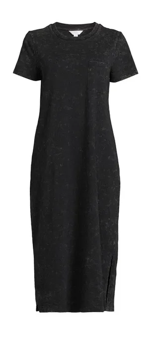 Time and Tru Cotton Midi T-Shirt Dress thumbnail 3