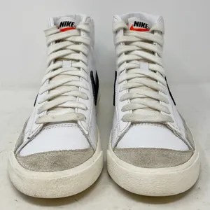 Nike Blazer Mid Womens Size 5.5 Sneakers White Black thumbnail 4