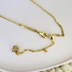 Kendra Scott Elisa Princess Gold Short Pendant Necklace thumbnail 6