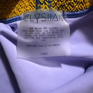 ELYSHAN Purple and Gold Bikini Size M thumbnail 3