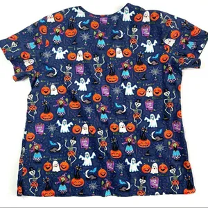 Peaches Uniforms Halloween Scrub Top thumbnail 6