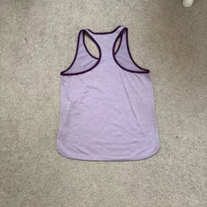 Adidas Climalite Heathered Light Purple Racerback Athletic Tank Top thumbnail 7