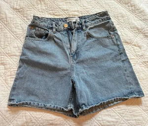 Primark Dad Denim Jean Shorts thumbnail 1