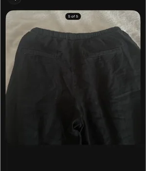 H&M Black Linen Pants thumbnail 5