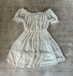 Off the shoulder white dress thumbnail 1