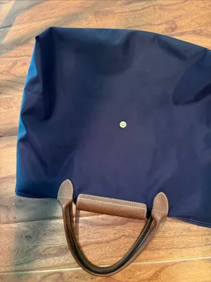 Longchamp Le Pilage Purple Canvas Tote Bag No Zip thumbnail 8