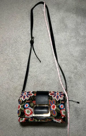 Lulus Petal Lined Path Black Embroidered Purse thumbnail 12