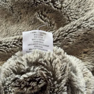 Faux Fur Infinity Scarf Tan thumbnail 4