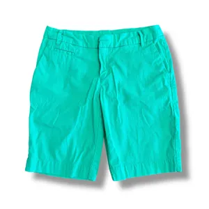 Patagonia Women’s‎ Shorts 0 Green Organic Cotton Blend Bermuda Casual Summer thumbnail 2