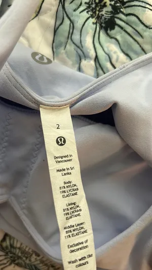 Lululemon Blue tank top thumbnail 3