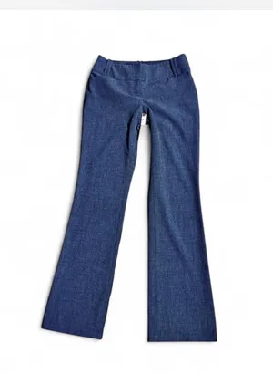 The Limited Cassidy Fit Gray Flared Dress Pants Trousers with Pockets & Belt Loops Super Flattering! thumbnail 3